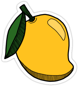 Inspirational Mango Cartoon Images Mango Sticker Stickers - Cartoon Picture  Of Mango - (375x360) Png Clipart Download