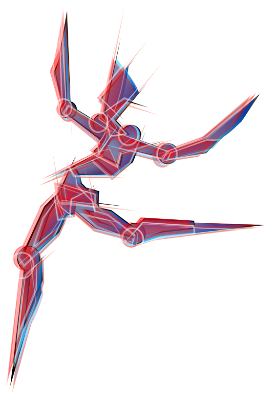 Nutcracker Abstract Dancer Xmas Christmas 555px - Cubism (555x827)