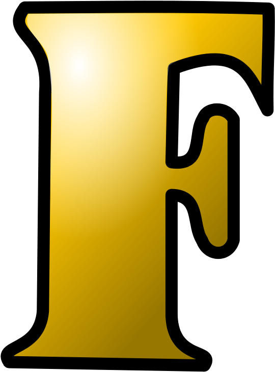 Free Image Free 70a028 - Cartoon Letter F (800x800)