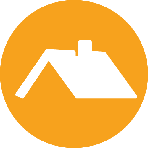 Roof Icons - Education Icon Orange (500x500)