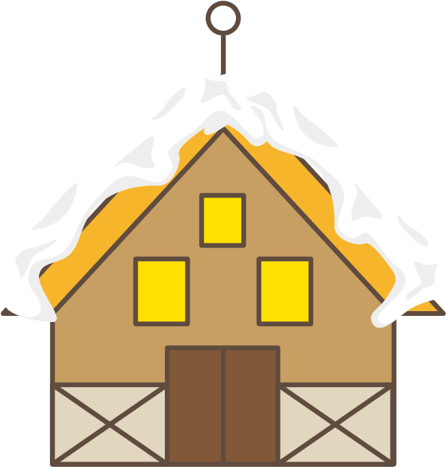 House Roof Snow - House Roof Snow (686x722)