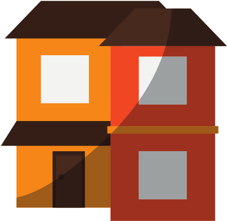 Facade House Vector Illustration - House (550x550)