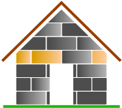 Vector Stone Building Download - House (389x346)