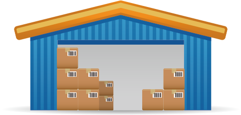 Warehouse Euclidean Vector - Vector Graphics (842x596)