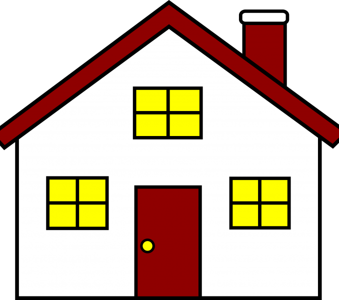 Picture Of A Cartoon House Cartoon House Clipart Clipart - Click Art House (678x600)