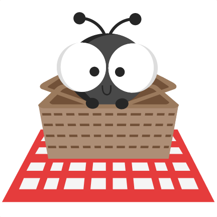 Ant In Picnic Basket Svg Cutting Files Ant Svg Cuts - Cute Picnic Clip Art (432x432)
