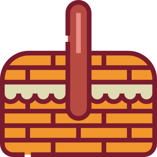 Picnic Basket Free Icon - Picnic Basket (512x512)