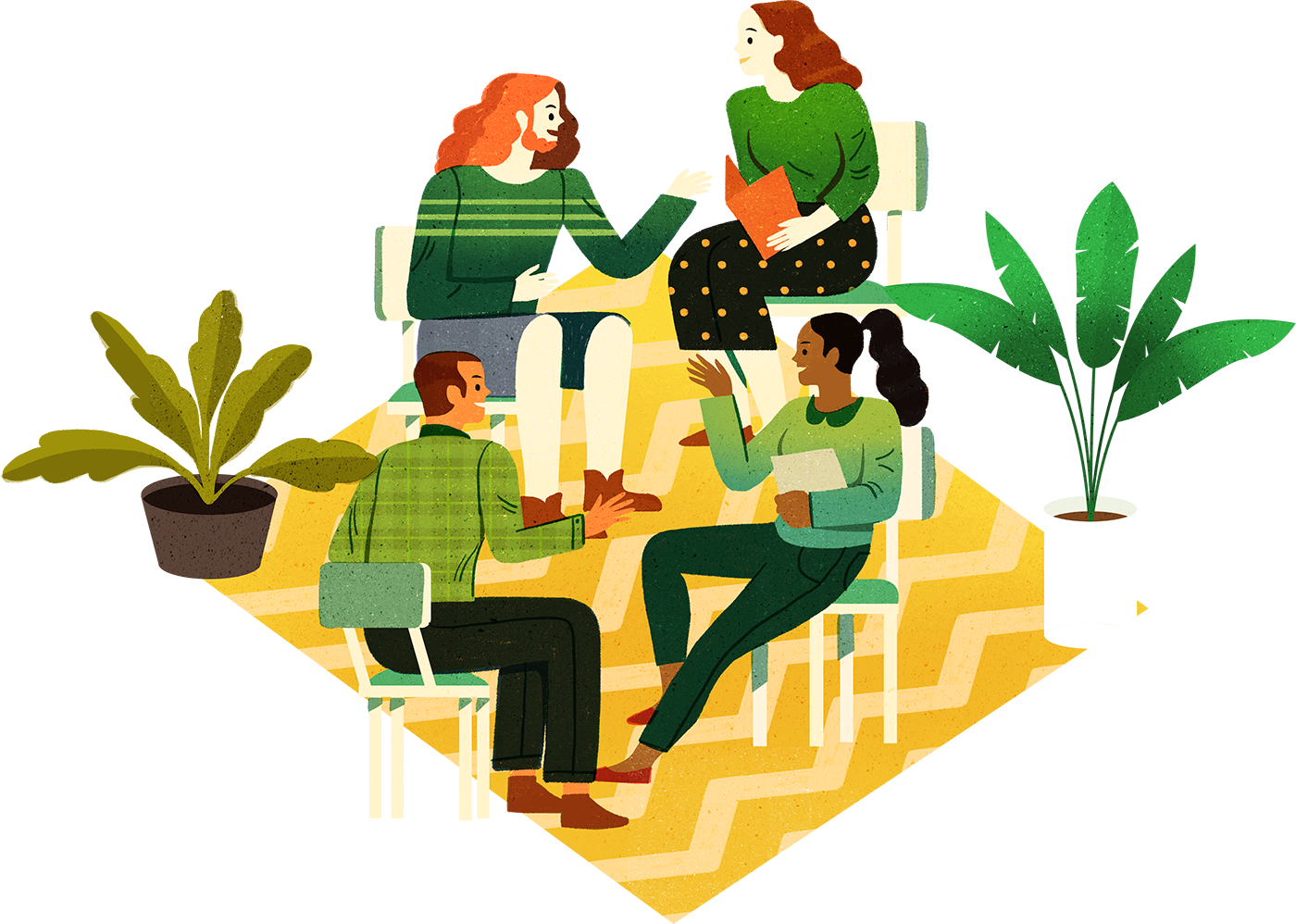 Learning From Students On Behance - Illustration (1400x998)