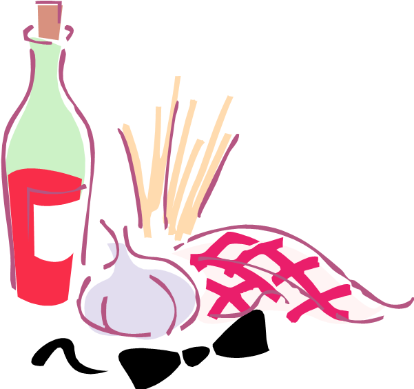Italian Dinner Clip Art (608x566)