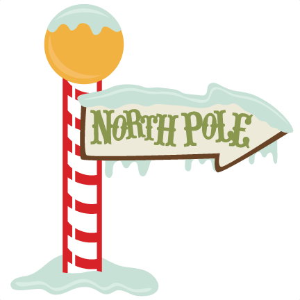 Elegant North Pole Clip Art North Pole Sign Svg Cutting - North Pole Christmas Sign (432x432)