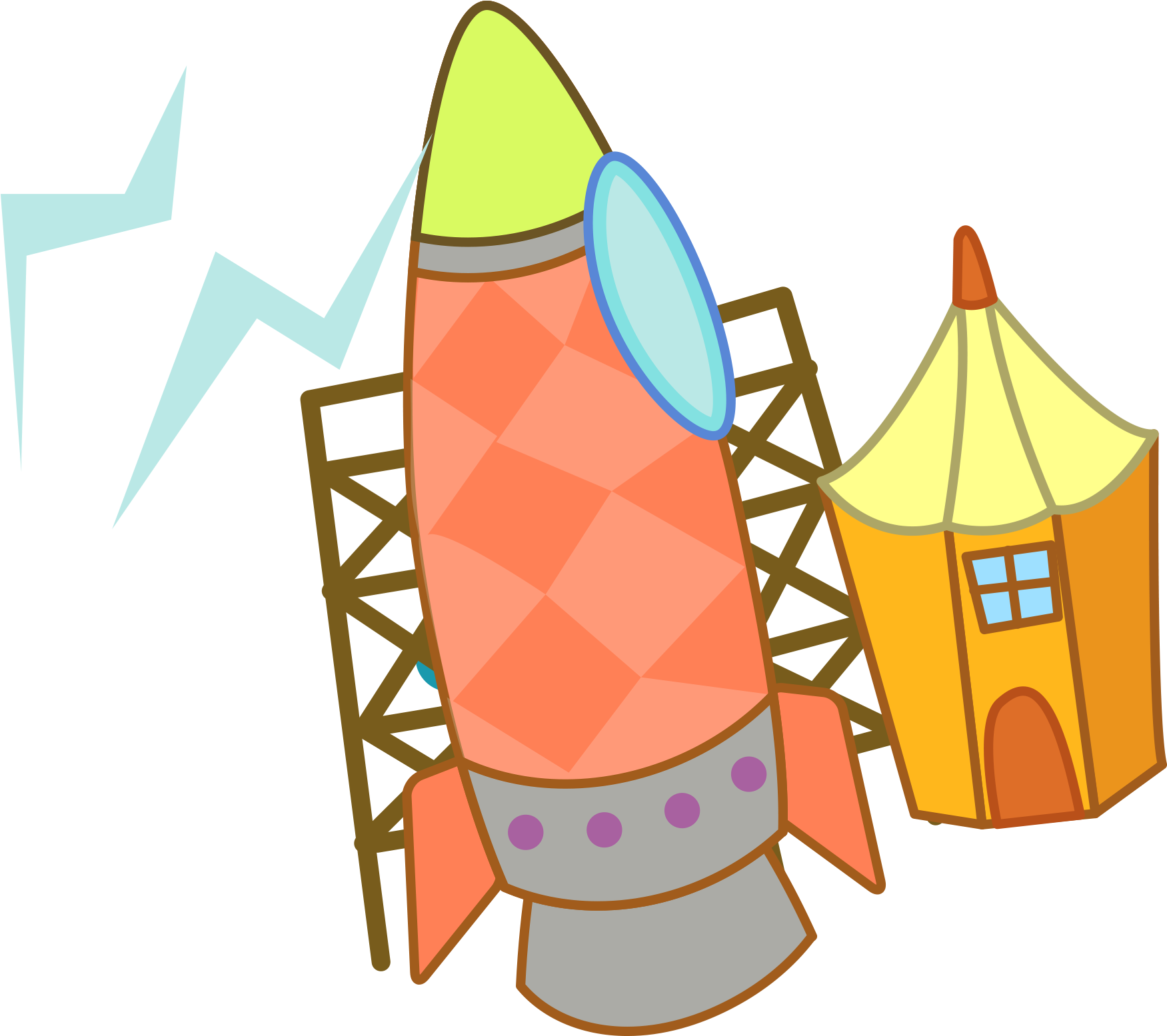 Cartoon Rocket Clip Art - Cartoon Rocket Clip Art (2000x2420)