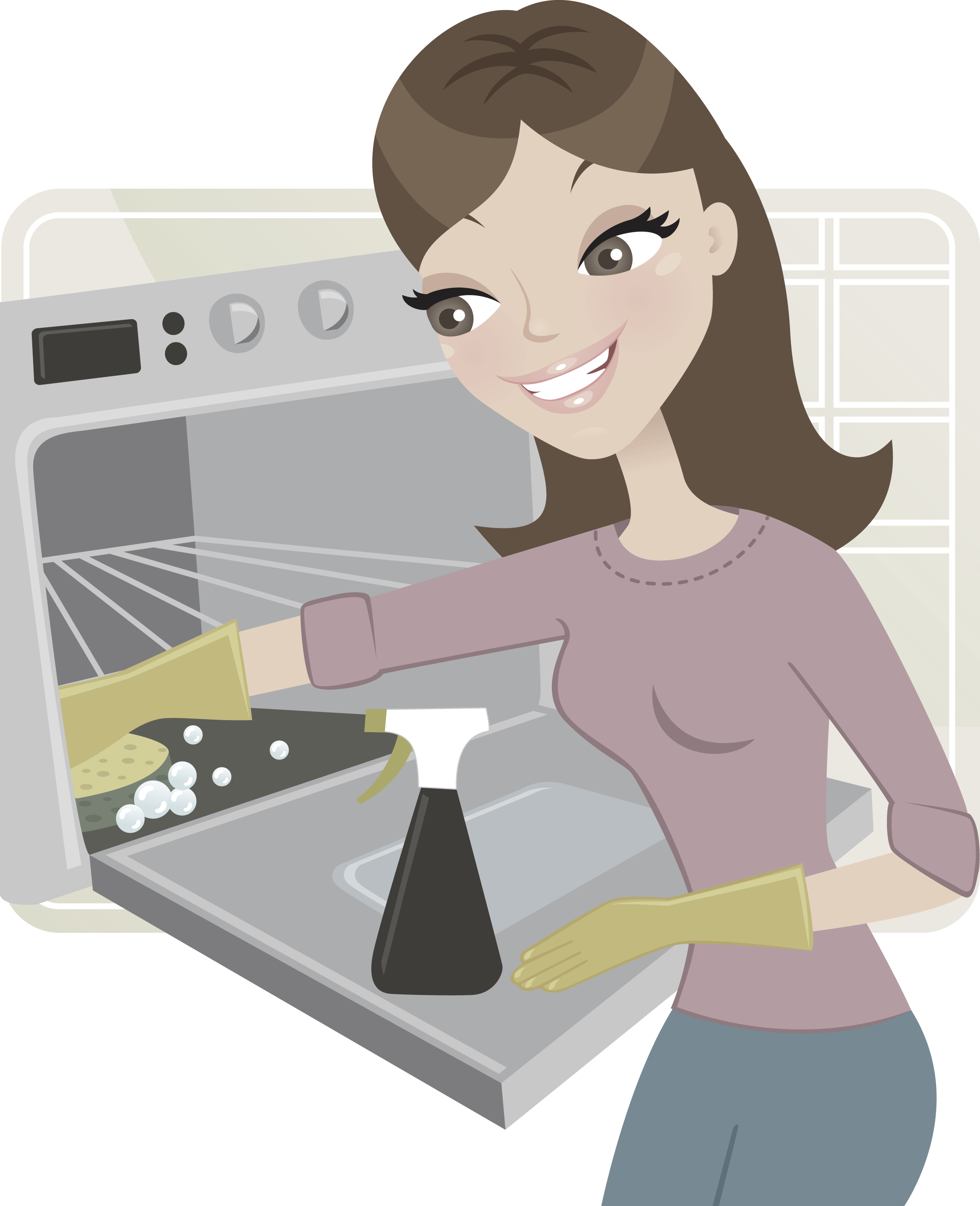 Oven Glove Cleaning Clip Art - Oven Glove Cleaning Clip Art (2275x2800)