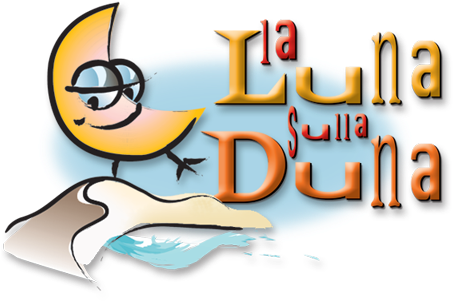 Logo La Luna Sulla Duna B&b - Graphic Design (595x397)