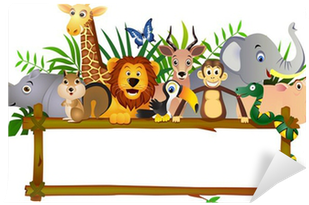 Jungle Animals Cartoon (400x400)