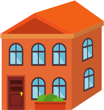 House Icon Image Vector Illustration - Building (550x550)