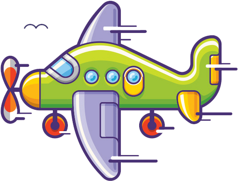 Airplane Vehicle Cartoon Illustration - Airplane Vehicle Cartoon Illustration (658x494)