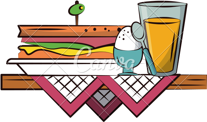 Morning Breakfast Food Vector Icon Illustration - Food (800x800)