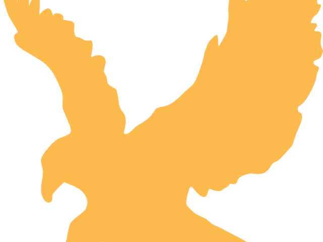 Golden Eagle Clipart Cartoon - Eagle Stencil (640x480)