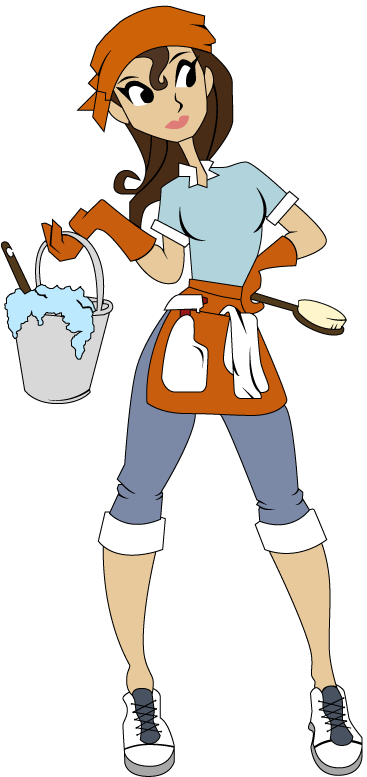 Welcome To Marigolds Cleaning Services - Cleaning Lady (367x777)