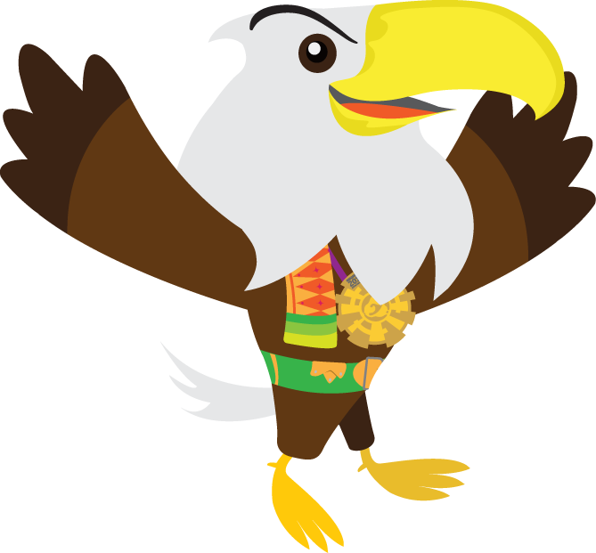 Logo & Mascot - Asian Para Games 2018 Mascot (669x621)