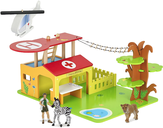 Papo Toys 80004 - Bush Hospital Gift Box (800x800)