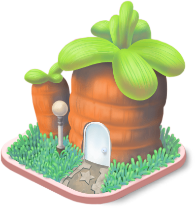 Carrot Clipart House - Carrot House (384x410)