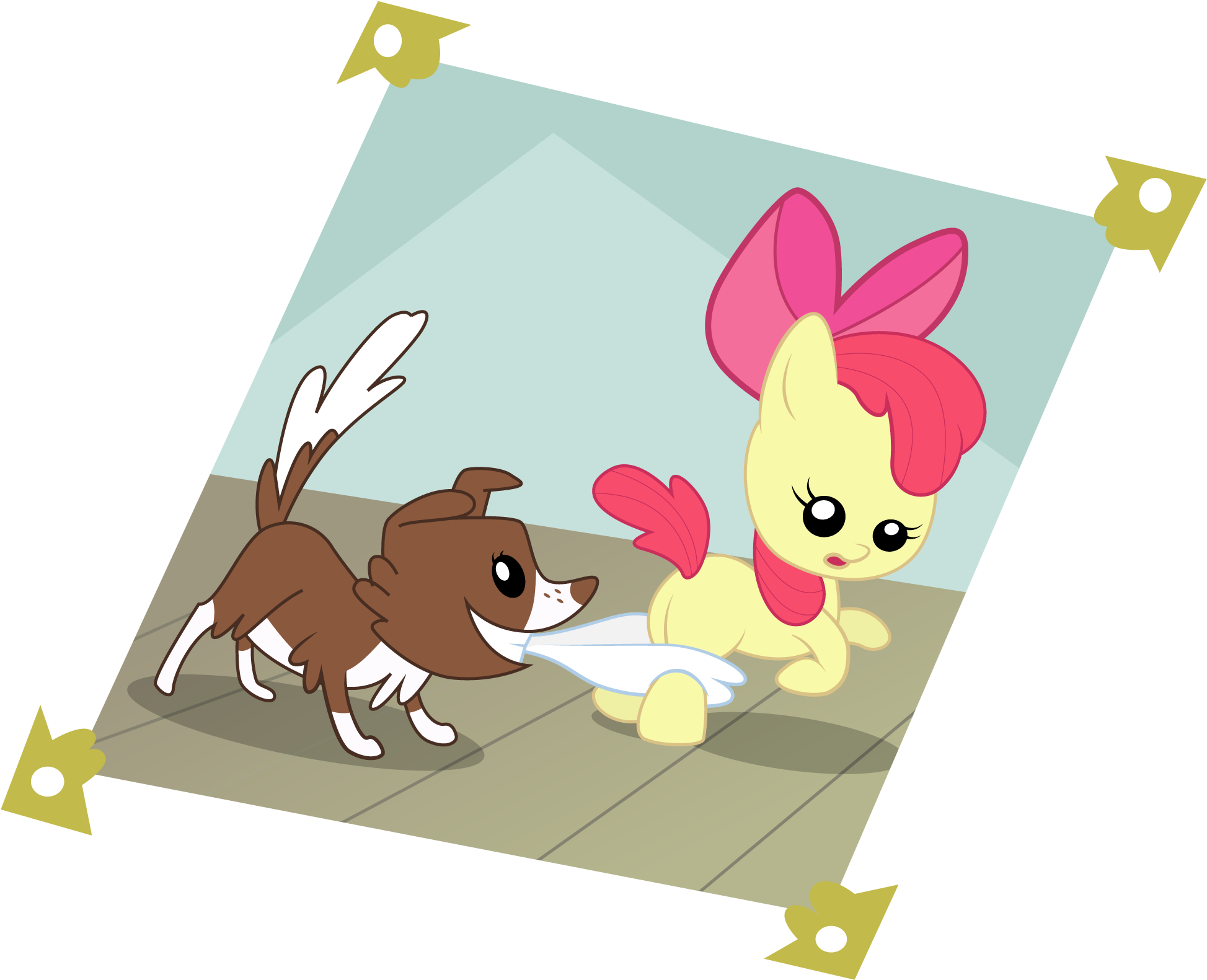 My Little Pony Friendship Is Magic Baby Apple Bloom - My Little Pony Baby Apple Bloom (2000x1628)