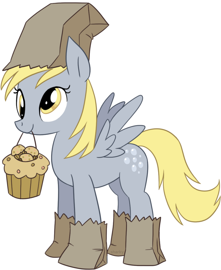 My Little Pony Friendship Is Magic Wallpaper Probably - Derpy Hooves Paper Bag (900x1072)