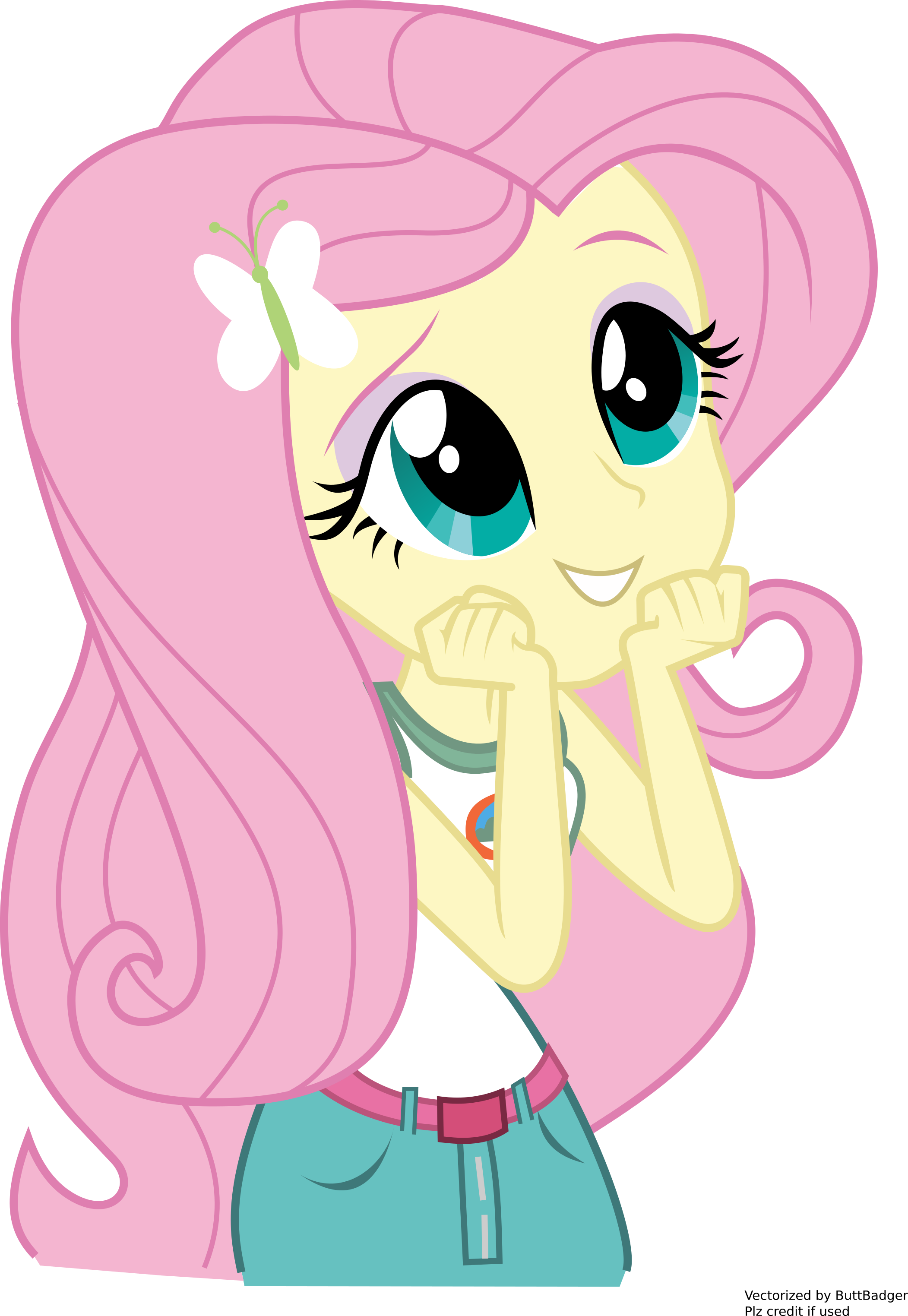 Svg] Human Fluttershy From Legends Of Everfree By Maxlefou - Fluttershy Legend Of Everfree (2103x3048)