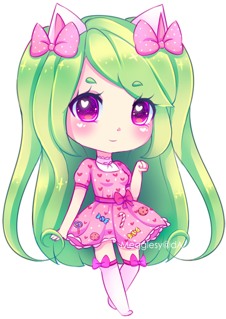 Candy-meow - - - By Megglesy - - - - Meow (450x634)