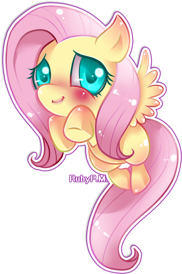Rubyp Pony Fluttershy Horse Pink Cartoon Mammal Vertebrate - عکس های پونی فانتزی (680x972)