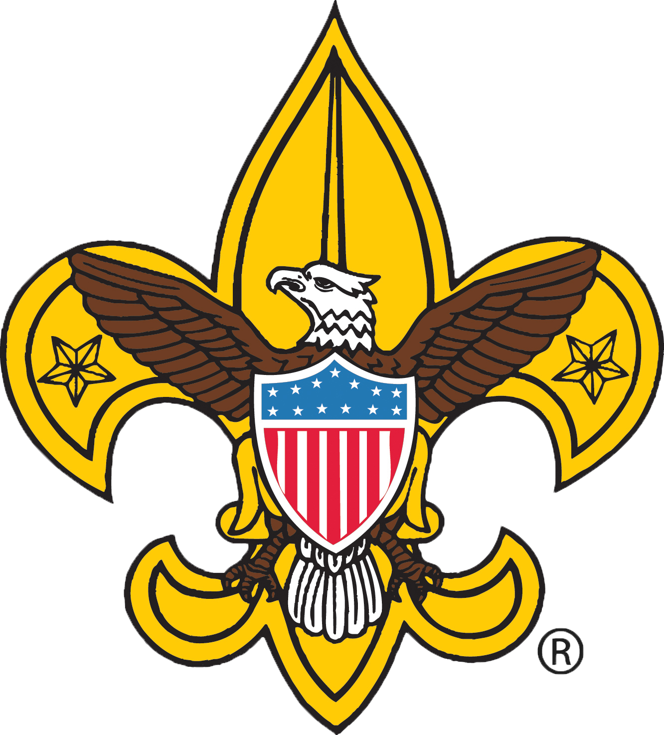 Boy Scouts Universal Emblem Color - Boy Scouts Of America (1332x1474)