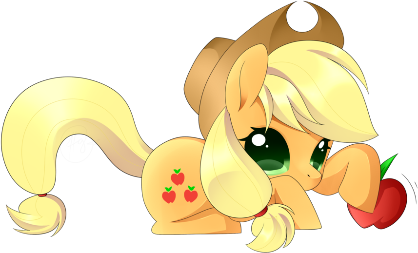 My Little Pony Friendship Is Magic Wallpaper Possibly - My Little Pony Apple Jack Cute (900x561)