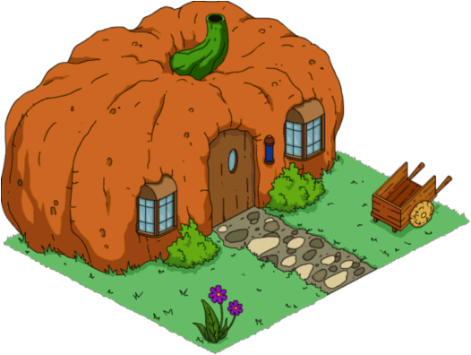 Pumpkin House - Tapped Out Pumpkin House (526x396)