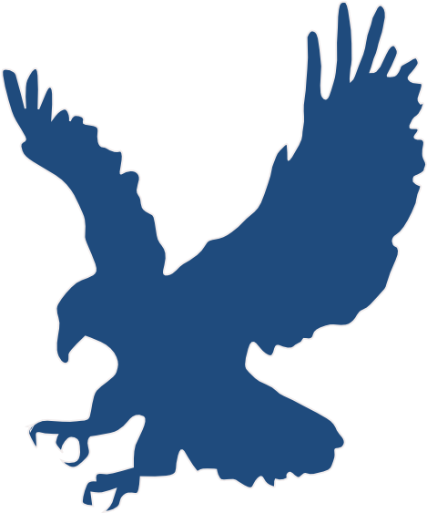 Lue Eagle Clip Art - Ateneo Blue Eagles Logo (600x562)