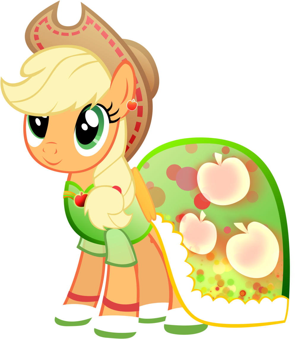 My Little Pony Friendship Is Magic Applejack Dress - My Little Pony Applejack Dress Up (1024x1182)