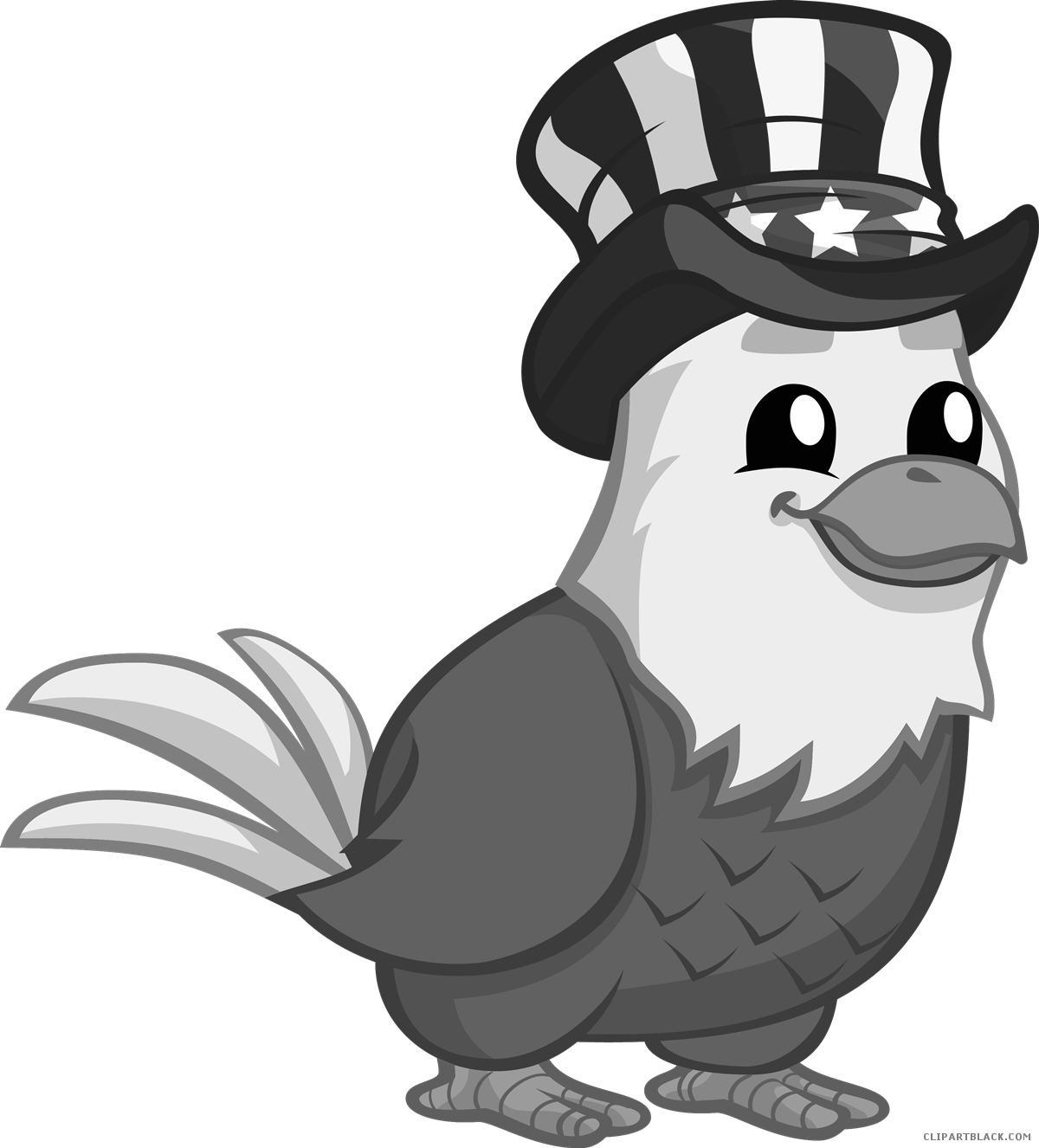 Amazing Eagle Animal Free Black White Clipart Images - Sticker (1200x1326)