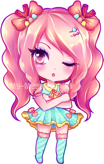 Art Trade With Starokii - Desenho Bonecas Chibi (354x547)
