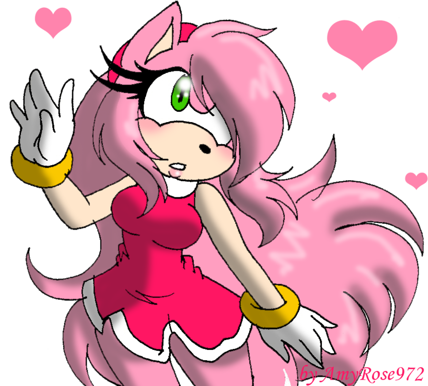 Amy Rose The Hedgehog By Amyrose972-d3ez3zn - Amy Rose The Hedgehog (900x825)
