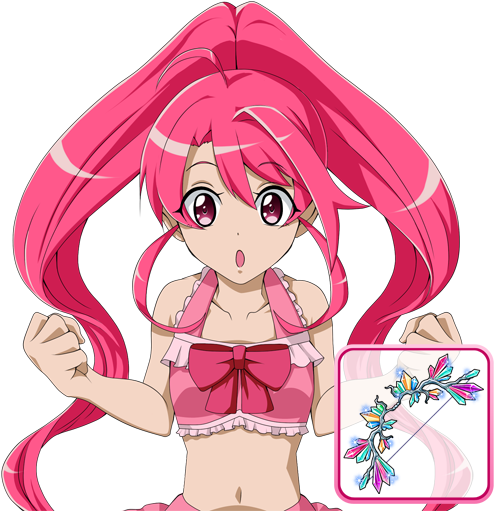 Mahou Shoujo Pixy Princess Pink Pose1 - Magical Girl Pixy Princess (512x512)