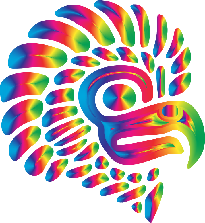 Medium Image - Silhouette Of Mexican Eagle (714x778)