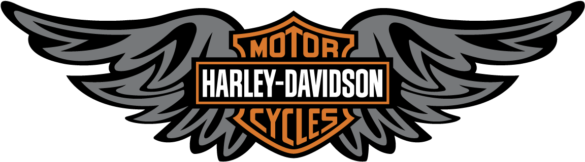 Harley Davidson Logo Silhouette At Getdrawings Com - Harley Davidson Logo With Wings (1200x1200)
