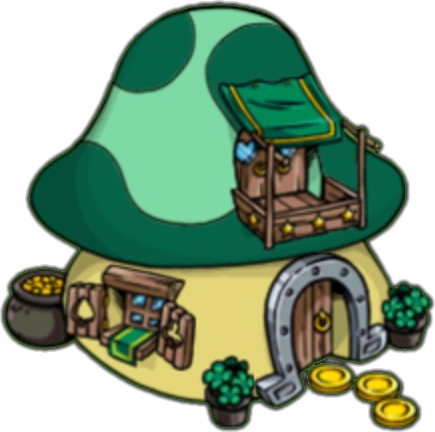 Luckys House - Smurf Village Huts (435x432)