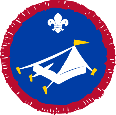 Camper Activity Badge - Scout Badges (400x397)