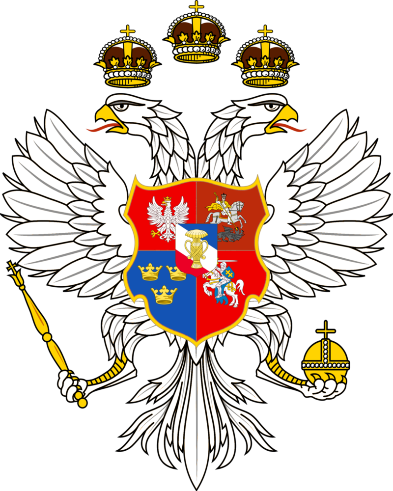 Russo Swedish Polish Lithuanian Empire - Russia Coat Of Arms (800x1000)