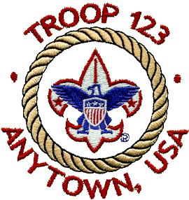 The Ring Of Scouting T-shirt Design - Boy Scouts Of America (380x332)