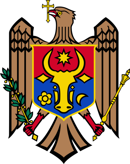 Coat Of Arms Of Moldova - Moldova Coat Of Arms (440x553)