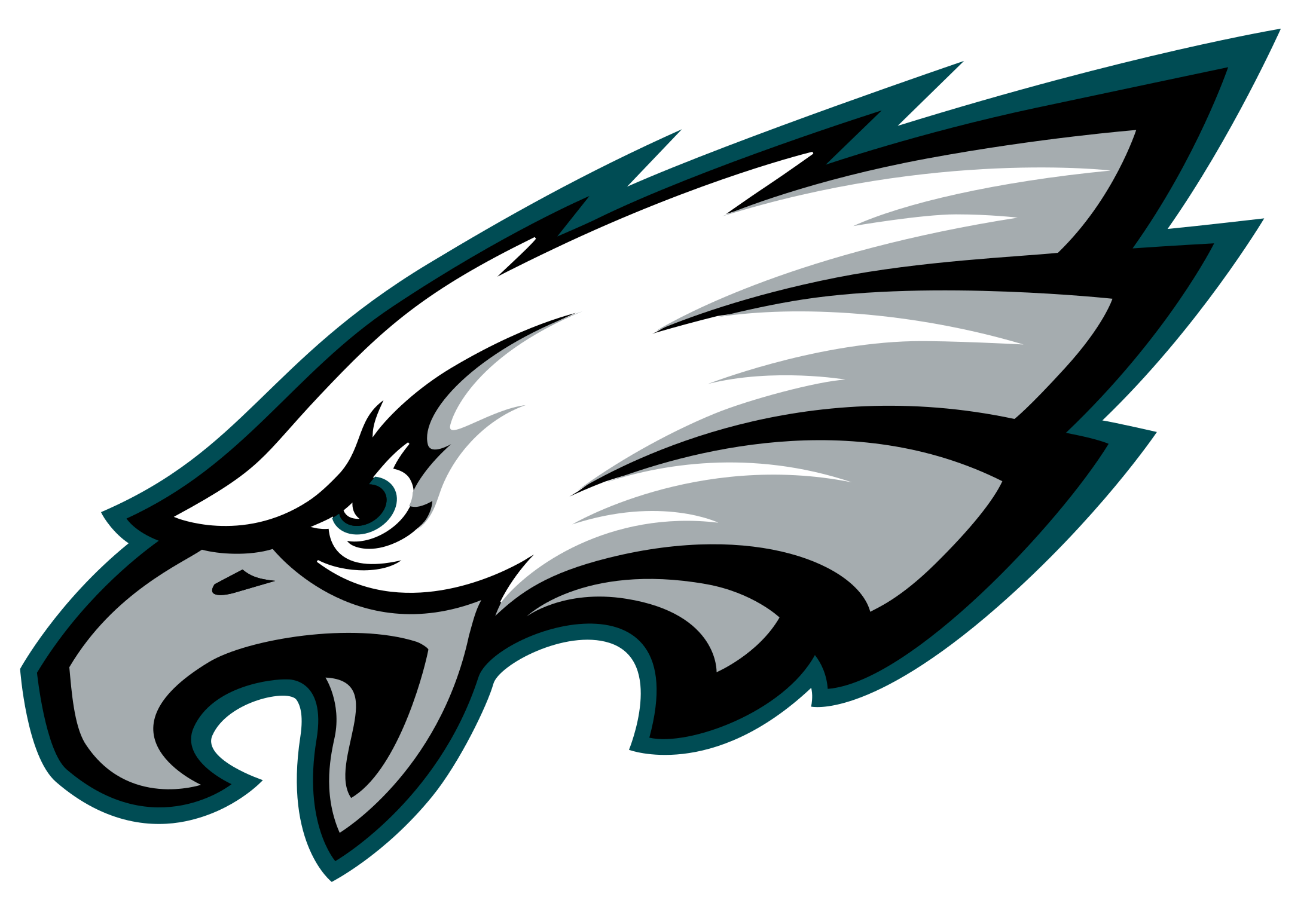 40% Off - Philadelphia Eagles Logo Png (2400x1515)