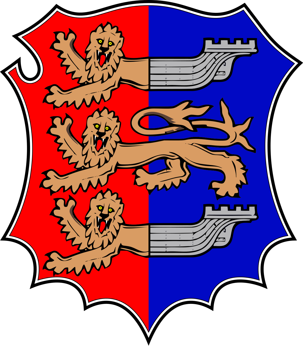 Royal Cinque Ports Logo Png (1200x1372)