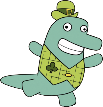 The Loud House Blarney The Dinosaur Vector - Blarney The Loud House (363x376)